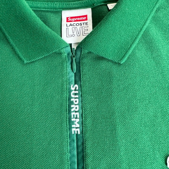 Supreme x Lacoste Long Sleeve Polo - Picture 5 of 8
